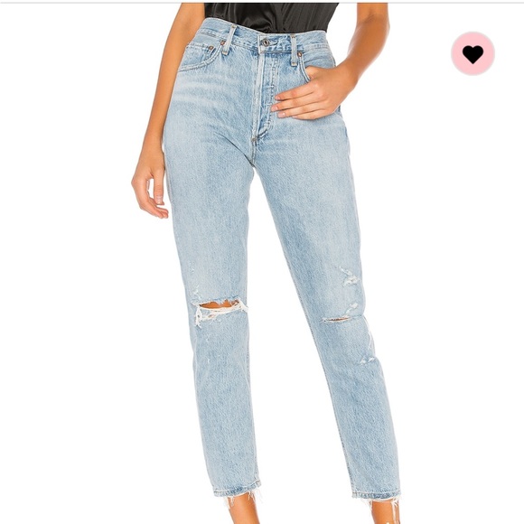 AGOLDE JAMIE HIGH RISE CLASSIC JEANS - Picture 2 of 5